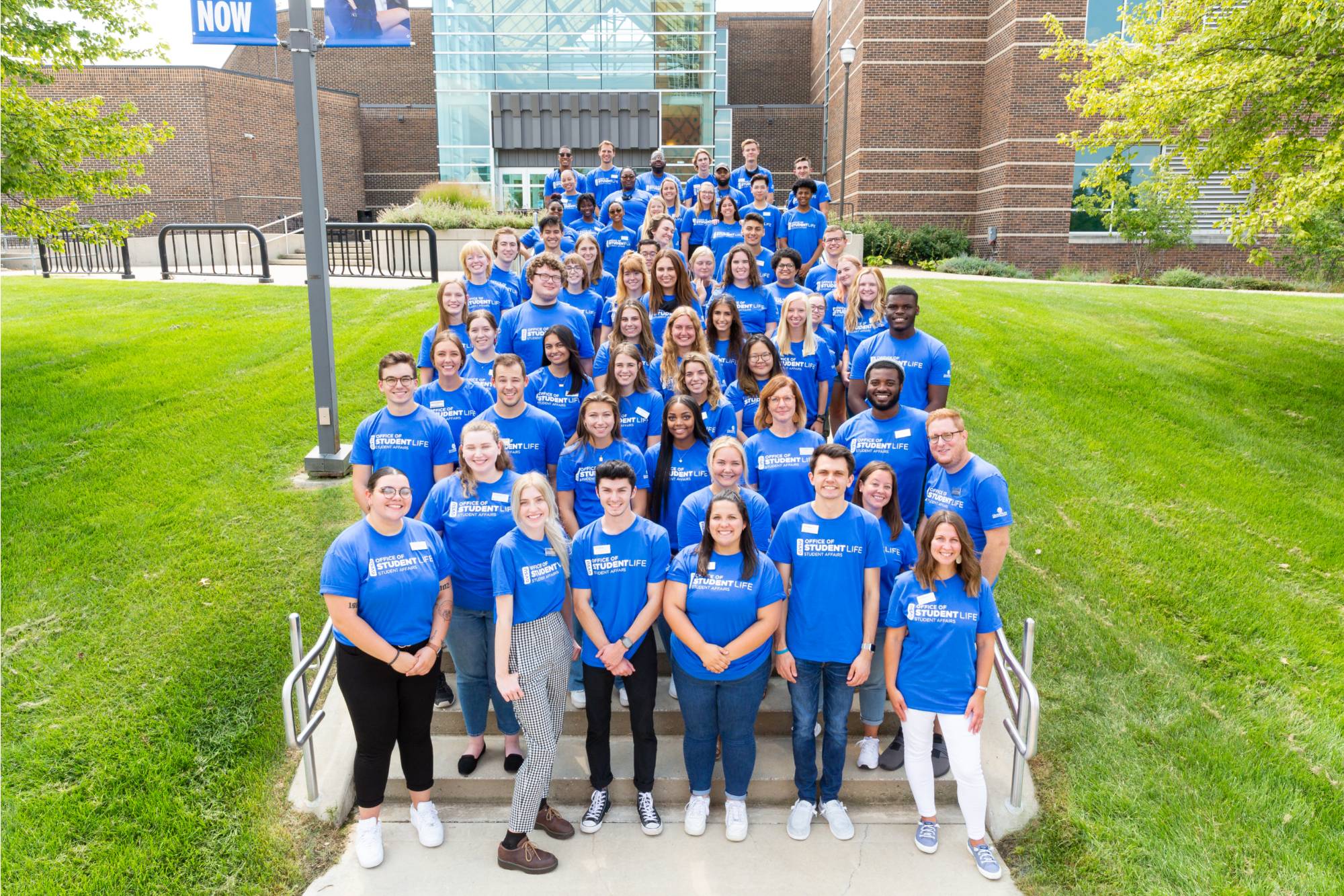 A group photo of the Office of Student Life staff.
